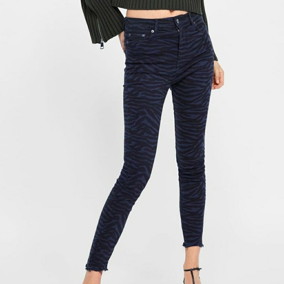 jeans zw premium high waist zara